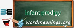 WordMeaning blackboard for infant prodigy